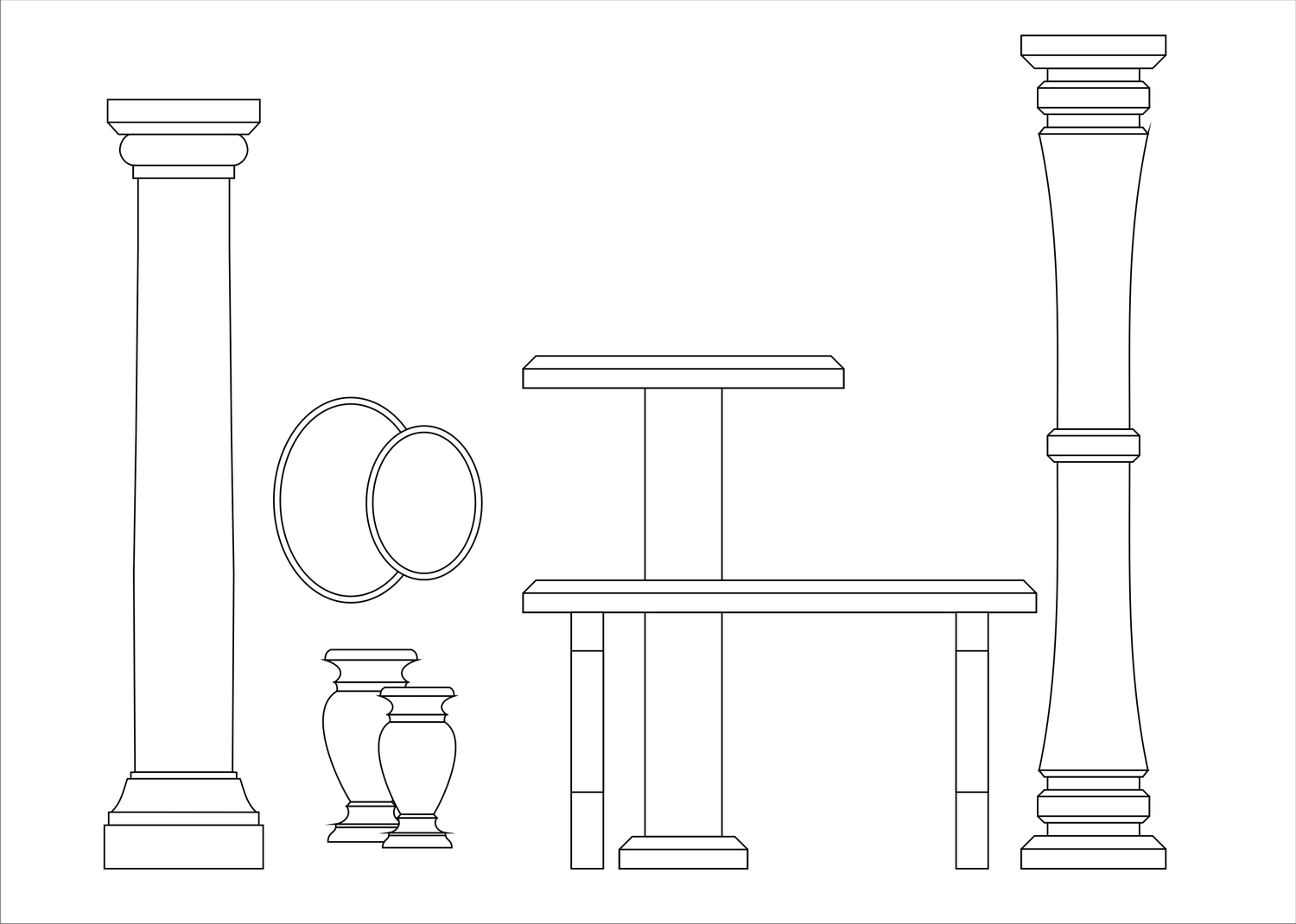 изделия из натурального камня<br>